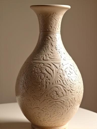 Antike Keramikvase mit traditionellen Mustern