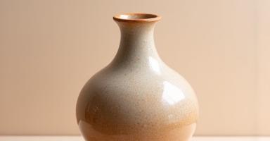 Einzigartige handgefertigte Vase